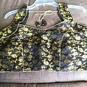 Brand New CHANDRAKALA Crop Top